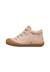 Chaussures premiers pas bébé fille en cuir cocoon Rose poudré-marron 3 - vertbaudet enfant 