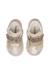 Baskets bébé fille en cuir et tissu geordi 3 à scratch Platine-marron 4 - vertbaudet enfant 