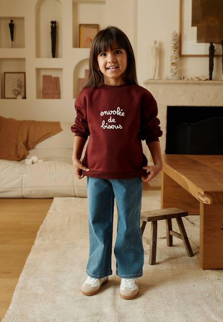 Jean enfant bootcut Bleu 1 - vertbaudet enfant 