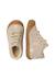 Chaussures premiers pas bébé fille en daim cocoon, broderies pop-corn Beige-platine 4 - vertbaudet enfant 