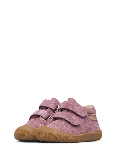 Chaussures barefoot bébé fille en cuir et daim amur à scratch Magnolia-platine 5 - vertbaudet enfant 