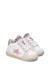 Baskets montantes bébé fille en cuir et daim alnoite high 2 Blanc-rose 2 - vertbaudet enfant 