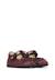Ballerines bébé fille en vernis et tissu pailleté ballet Bordeaux 2 - vertbaudet enfant 