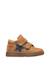 Baskets bébé en cuir et daim albus star à scratch Bleu-vert+Marron-marine 6 - vertbaudet enfant 