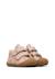 Chaussures premiers pas bébé fille en cuir cocoon à scratch Rose poudré-marron 2 - vertbaudet enfant 