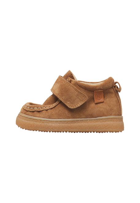 Bottines garçon en daim kasden à scratch Cognac-marron+Marine-marron 3 - vertbaudet enfant 