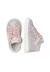 Baskets montantes fille en daim et tissu pailleté pinn high à zip Argent-rose poudré 4 - vertbaudet enfant 