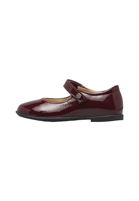 Ballerines en vernis darling Beige-+Bordeaux+Noir-+Rouge 8 - vertbaudet enfant 