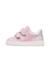Baskets bébé fille en tissu hasselt 2 à scratch, avec paillettes Rose-blanc-argenté 3 - vertbaudet enfant 
