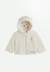 Veste à capuche bébé en sherpa edoni Ecru 1 - vertbaudet enfant 