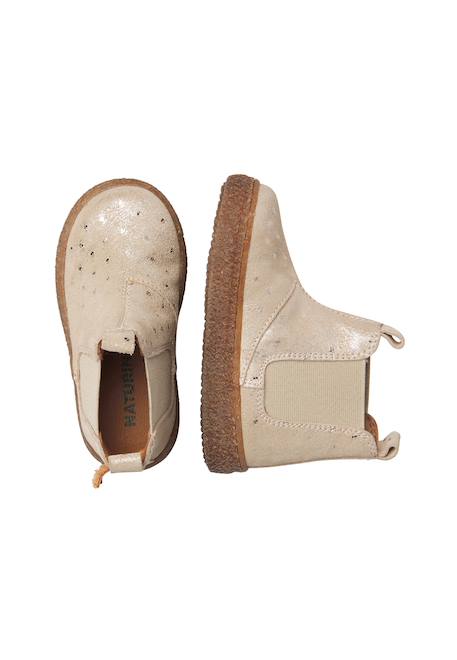 Bottines fille en daim figus Platine-marron 4 - vertbaudet enfant 