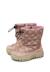 Bottes bébé fille en daim et tissu poznurr 3, imperméables Rose 5 - vertbaudet enfant 