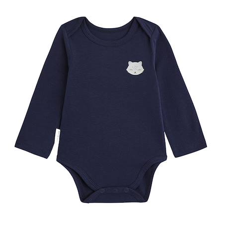 Lot de 3 bodies bébé manches longues Marron 6 - vertbaudet enfant 