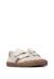 Baskets fille en cuir et daim riby à scratch Blanc-beige-marron 2 - vertbaudet enfant 