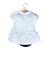 Combirobe 100% coton bébé fille Fd blanc optic raye bleu ciel 4 - vertbaudet enfant 
