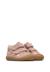Chaussures premiers pas barefoot bébé fille en daim amur à scratch, broderies champignons Rose-rose clair 2 - vertbaudet enfant 