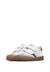 Baskets enfant en cuir et daim riby à scratch Blanc-gris-bleu+Blanc-gris-rose poudré 5 - vertbaudet enfant 
