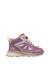 Baskets montantes enfant en simili cuir et tissu dryforce high, imperméables Magnolia-rose vif+Marine-jaune+Noir-citron+Violet-fuchsia 1 - vertbaudet enfant 