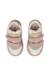 Baskets bébé fille en cuir et daim klip 4 à scratch Rose-platine 4 - vertbaudet enfant 