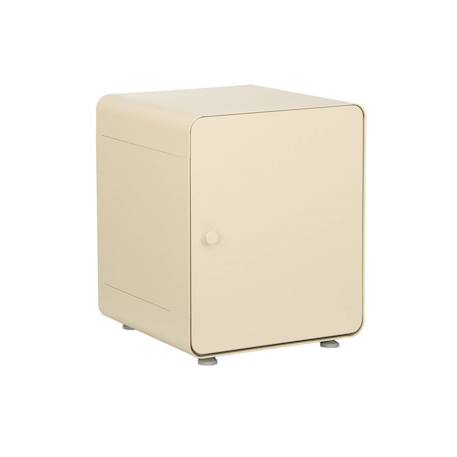 Table de chevet industrielle acier 1 porte - tribeca Beige+Bleu+Noir+Terracotta 2 - vertbaudet enfant 