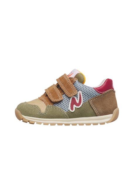 Baskets enfant en daim et tissu sammy 3 à scratch Beige-lilas+Marine-blanc-vert+Marron-vert-bleu ciel+Rose-sauge-blanc 13 - vertbaudet enfant 