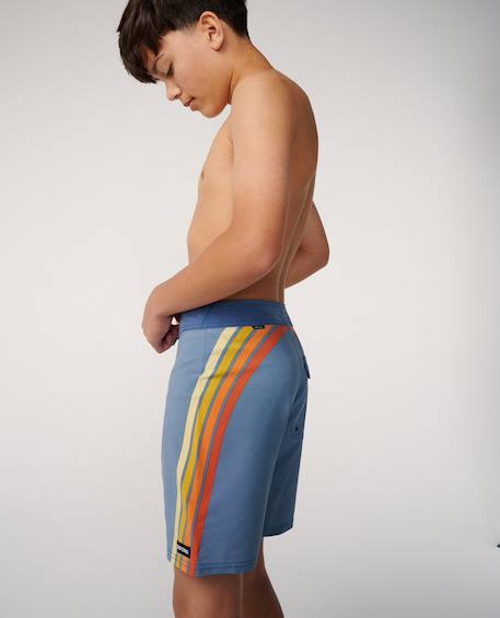 Boardshort pacific rinse mirage enfant Bleu 6 - vertbaudet enfant 