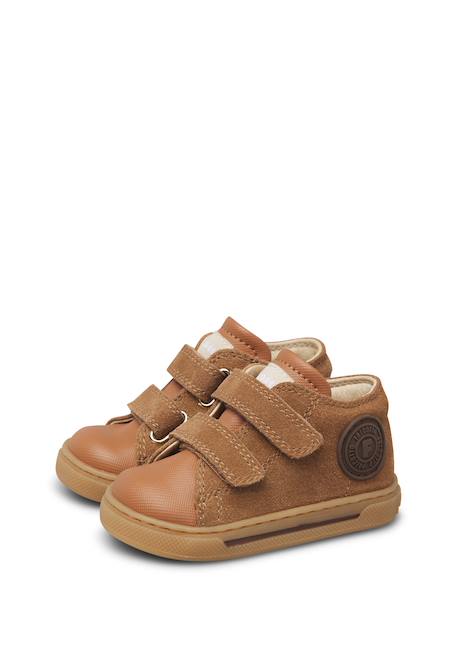 Baskets garçon en cuir et synthétique michael 3 Cognac 5 - vertbaudet enfant 