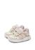 Baskets bébé fille en daim et tissu wimy à scratch Blanc-platine 5 - vertbaudet enfant 