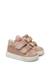 Baskets bébé fille en daim et tissu sasha à scratch Rose poudré 2 - vertbaudet enfant 