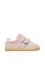 Baskets enfant en cuir et daim vimby à scratch Kaki-orange+Rose poudré-blanc 6 - vertbaudet enfant 