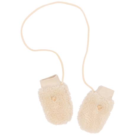 Moufles teddy sand flowers (0-3 mois) Beige+Beige 7 - vertbaudet enfant 