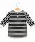 Robe manches longues 100% coton bébé fille Fond naturel raye marine 3 - vertbaudet enfant 