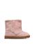 Bottines bébé fille en daim kurl, broderies cœurs Anthracite-noir+Rose-marron 6 - vertbaudet enfant 