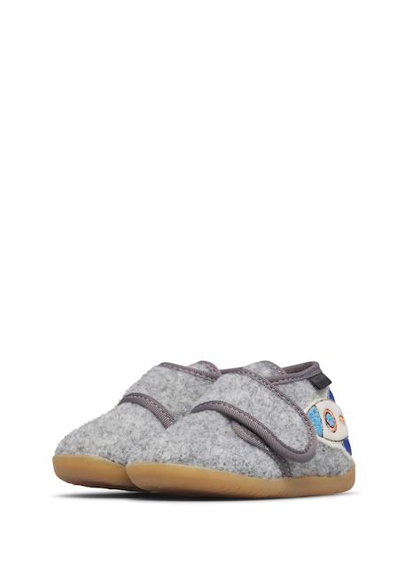 Chaussons garçon en tissu bexo Gris 5 - vertbaudet enfant 