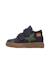 Baskets enfant en cuir et daim albus star à scratch Bleu-vert+Marron-marine 3 - vertbaudet enfant 