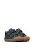 Chaussures premiers pas bébé garçon en daim cocoon à scratch Marine-vert olive+Vert foncé-marron 2 - vertbaudet enfant 