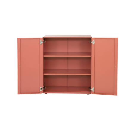 Commode armoire métal 2 portes - tribeca Beige+Bleu+Noir+Terracotta 23 - vertbaudet enfant 