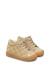 Baskets bébé fille en daim snopes à zip Beige-platine 2 - vertbaudet enfant 