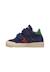 Baskets montantes bébé en cuir et daim riby high à scratch Blanc-rose-violet+Bleu-vert-rouge 8 - vertbaudet enfant 