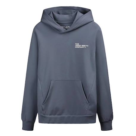 Sweat fille hoody Gris+Violet 2 - vertbaudet enfant 