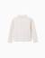 T-shirt à manches longues côtelé avec motif floral Blanc 2 - vertbaudet enfant 