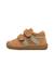 Chaussures barefoot enfant en cuir et daim sabby à scratch Cognac-gris foncé+Marron-vert olive+Rose poudré-rose 8 - vertbaudet enfant 