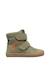 Bottines barefoot enfant en daim et tissu koddas à scratch, imperméables Kaki-marron+Rose-magnolia 1 - vertbaudet enfant 