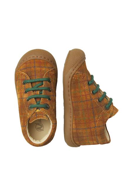 Chaussures premiers pas bébé garçon en daim cocoon Marron-huile 4 - vertbaudet enfant 