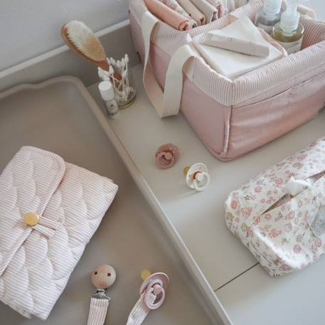 Organisateur de couches classic stripes rose Rose 4 - vertbaudet enfant 