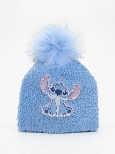 Bonnet stitch enfant bleu en maille extra-douce, taille unique, lilo & stitch Bleu 3 - vertbaudet enfant 