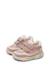 Baskets bébé fille en cuir et tissu technique amantea 2 à scratch Rose-jaune 5 - vertbaudet enfant 