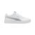 Baskets basses à lacets Blanc   argent+Blanc soft taupe+Noir 1 - vertbaudet enfant 