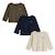 Lot de 3 t-shirts enfant manches longues Vert 2 - vertbaudet enfant 