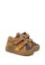 Baskets bébé garçon en cuir et daim gazer à scratch Marron-anthracite+Marron-vert 2 - vertbaudet enfant 